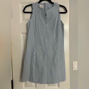 Sara Campbell Light Blue Sleeveless Dress